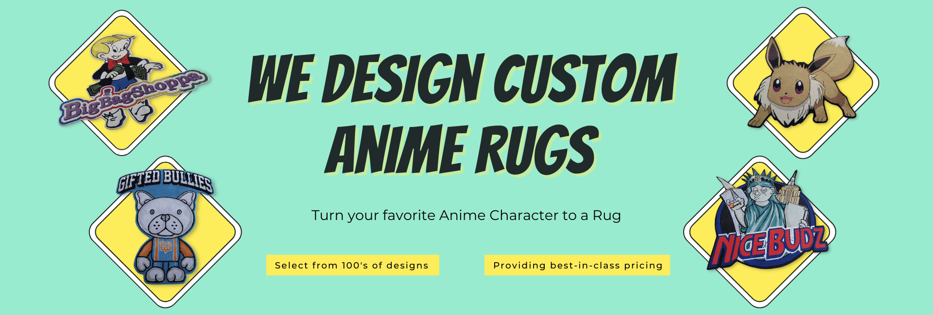 Custom Anime Rug – Clout Rugs