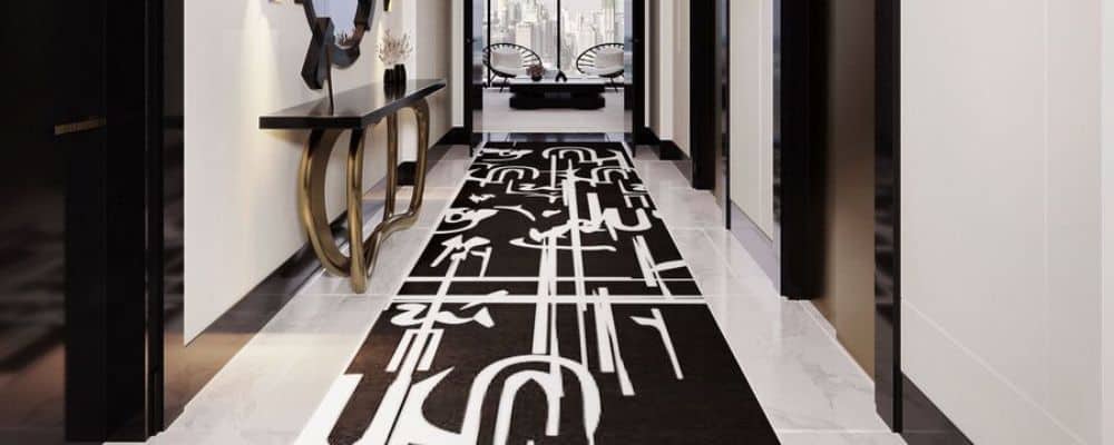 How to determine the size of a runner rug for hallways
