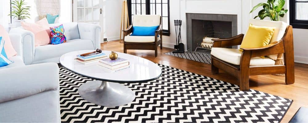 black and white modern rugs