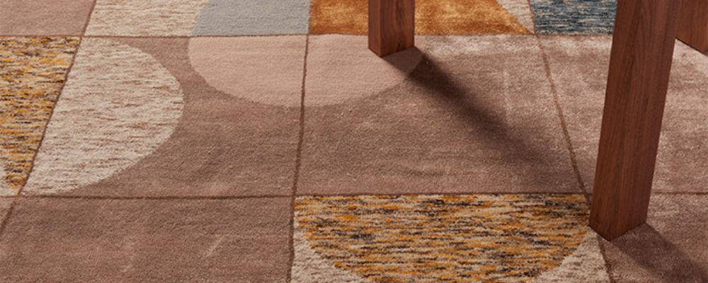 modern carpets featuring clean lines and minimalistic designs