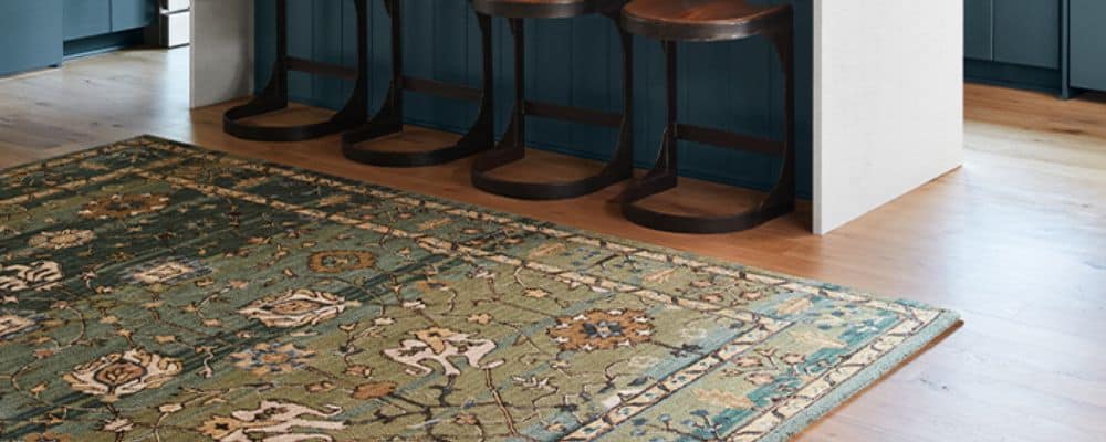 Embrace the appeal of olden days with vintage-style rugs.