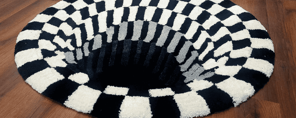 Mesmerizing Vortex rugs, 3d rugs for living room